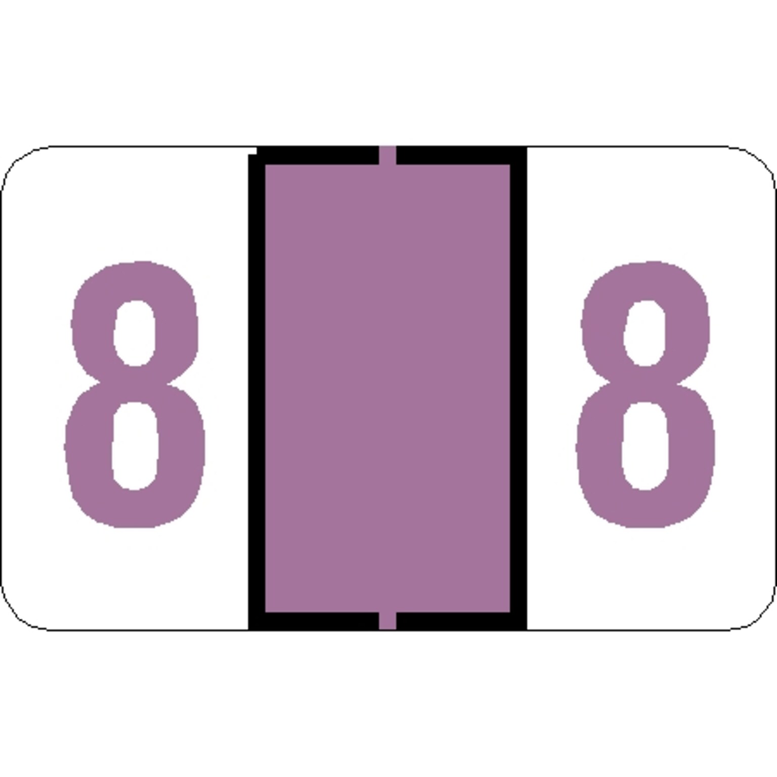Medical Arts Press Jeter Compatible 5100 Series Numeric Roll Labels, 8