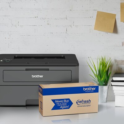 Brother HL-L2370DW Compact Monochrome Laser Printer with Wireless & Ethernet and Duplex Printing, Refresh Subscription Eligible