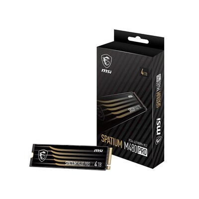 MSI SPATIUM M480 PRO 4TB Internal Hard Drive (SM480PN4TB)