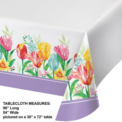 Creative Converting Beautiful Blooms Tableware Kit, Serves 8 (DTC9200E2A)