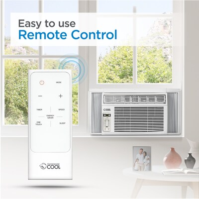 Commercial Cool 115-Volt 8,000 BTU Window Air Conditioner, with Remote, White (CWAM08W6C)