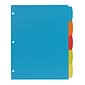 Avery Big Tab Write & Erase Plastic Dividers, 5 Tabs, Bright Multicolor (16129)