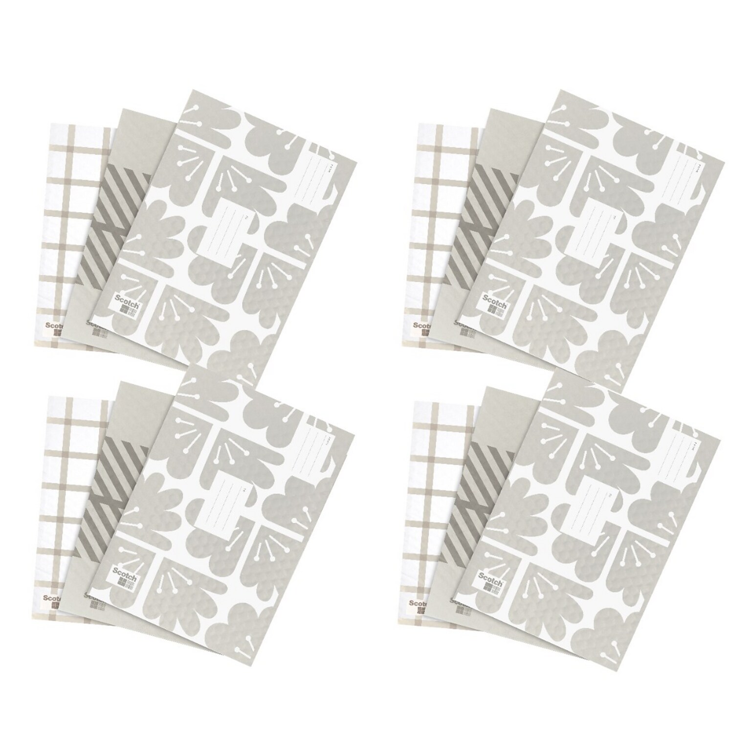Scotch 10.5 x 15 Self-Sealing Bubble Mailer, #5, Taupe, 12/Pack (8915DT-5-12MC)