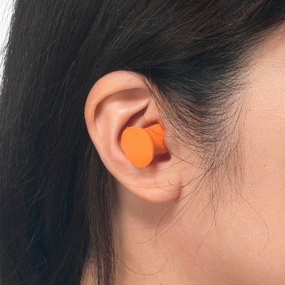 Global Industrial Bell Earplugs, Contour, Uncorded, NRR 32 dB, 200 Pairs/Box (708377)