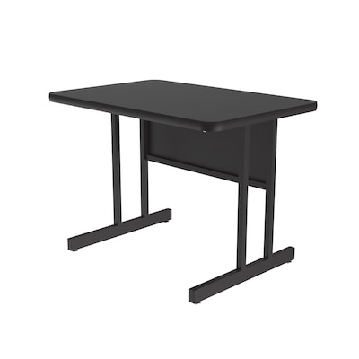Correll Training Room Table, 48x24, Black Granite (CS2448TF-07)