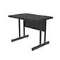 Correll Training Room Table, 48"x24", Black Granite (CS2448TF-07)