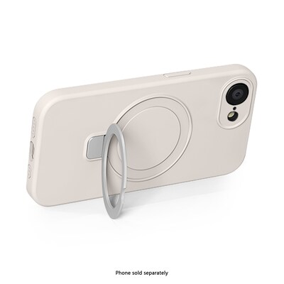 SaharaCase Venture Series Silicone Phone Case for iPhone 16e, Shock Absorbing, Fossil White (CP00815)
