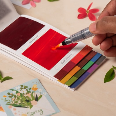 Viviva Watercolor Paint Colorsheets Sketcher Set, Assorted Colors, 16 Colors/Set  (VIV276001)