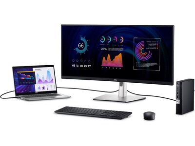 Dell 34" 60 Hz Curved LCD Monitor, Black/Gray (P3424WE)