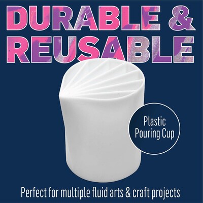 FolkArt Drizzle Divided 7-Slot Pour Cup, 3/Pack (FLK50428-3)