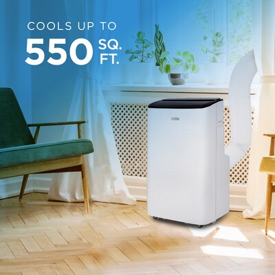 Commercial Cool 115-Volt 12,000 BTU (8,150 BTU DOE) Portable Air Conditioner, with Remote, White (CCP8JW)