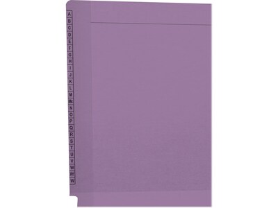Medical Arts Press Kardex Match Reinforced End Tab File Folder, Straight Cut, Letter-Size, Lavender, 100/Box (F1170-LAV)