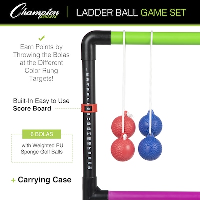 Champion Sports Ladder Ball Game Set (CHSLGSTSET)
