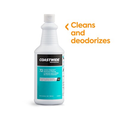 Coastwide Professional™ Restroom Cleaner Creme Cleanser™, Ready To Use, Mint Scent, 32 Oz. (BPR430032-B)