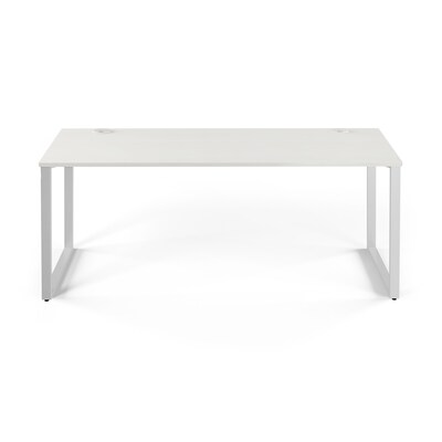 Union & Scale™ Workplace2.0™ 72W x 30D Writing Desk, Silver Mesh (UN57482)