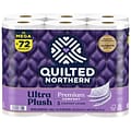 Quilted Northern Ultra Plush 3-Ply Standard Toilet Paper, White, 255 Sheets/Roll, 18 Rolls/Case (876