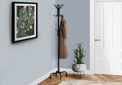 Monarch Specialties Inc. Coat Tree, Black, Metal (I 2019)