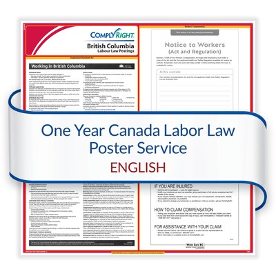 ComplyRight Canada Federal and Province (English) - Subscription Service, British Columbia (U1200FCA
