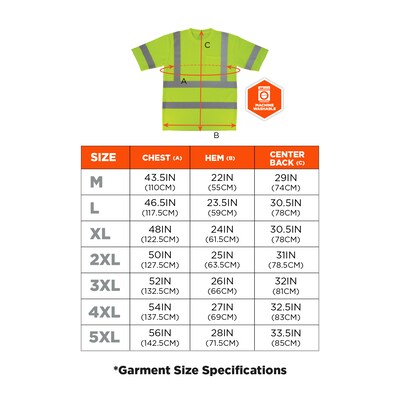 Ergodyne GloWear 8367 High Visibility Short Sleeve T-Shirt, ANSI Type R Class 3, Lime, Large (22034)