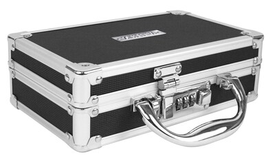 Vaultz Storage Container w/ Combination Lock, Plastic, Black (VZ00361-CAM)