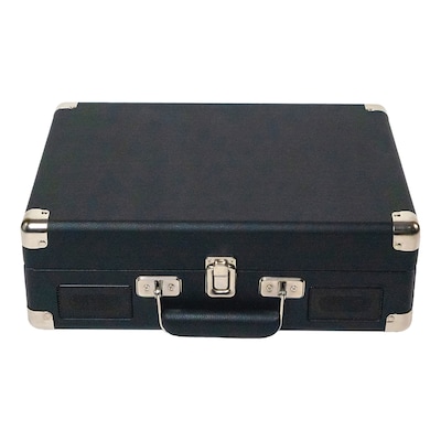 Victor Metro Dual-Bluetooth Belt-Drive Suitcase Turntable, Black (VSRP-800-BK)
