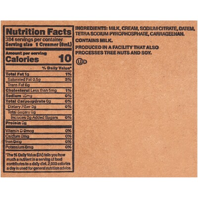 International Delight Half & Half Coffee Creamer Singles, 0.30 oz., 384/Carton (136469)