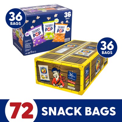 Skinny Pop Variety/Pirates Booty Aged White Cheddar Bundle (600-04051)
