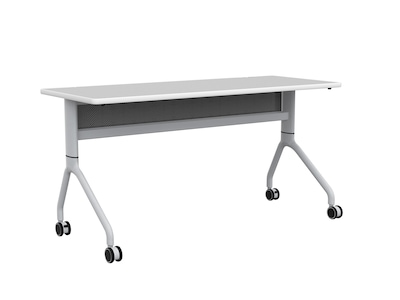 Safco Rumba Training Room Table, 24 x 60, Fashion Gray (RBA6024FLSLFNGY)