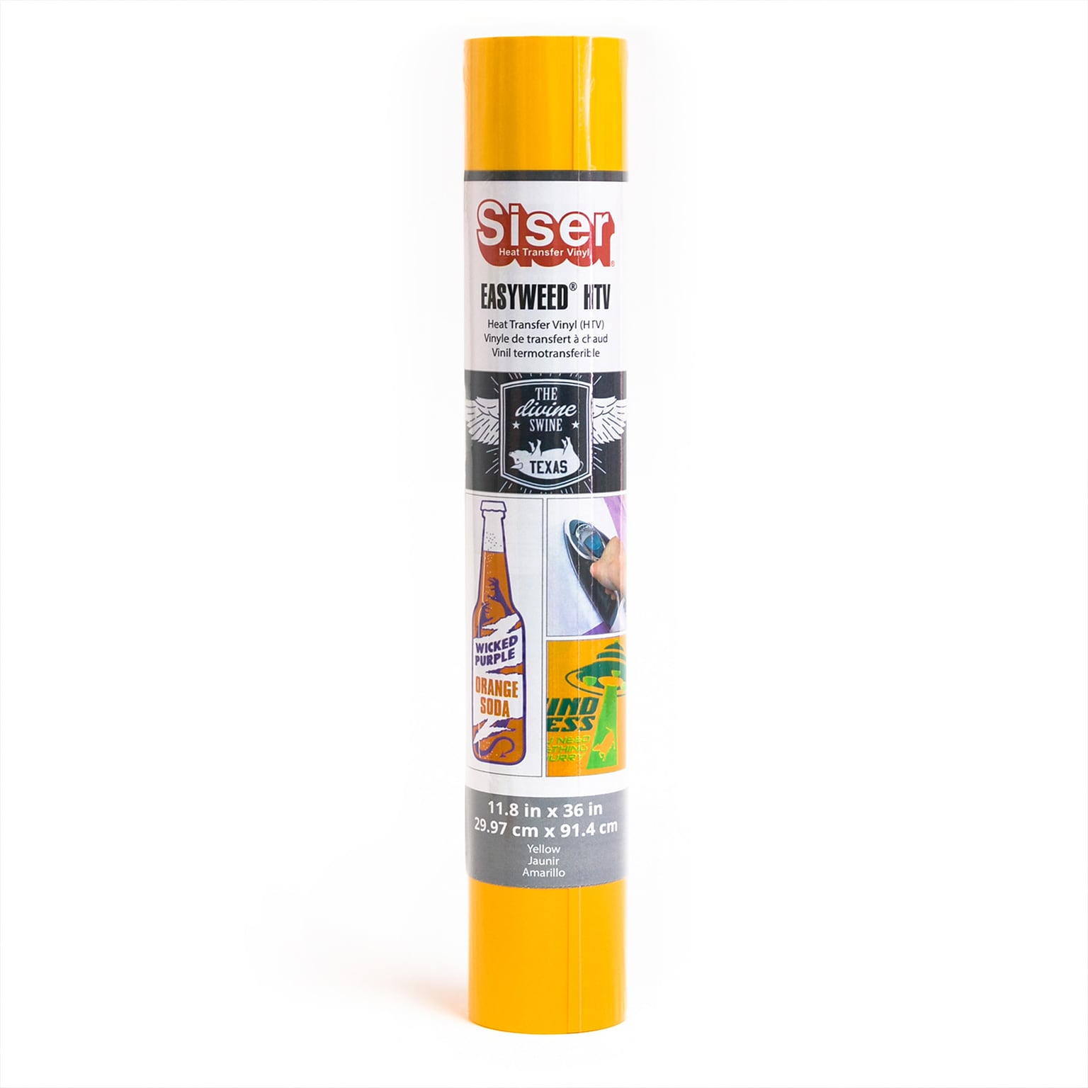 Siser Easyweed Die Cutting HTV Heat Transfer Vinyl, 36, Yellow (SIRMIEW1183606)
