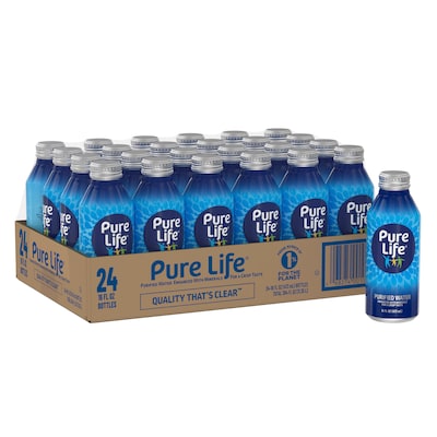 Pure Life Purified Water, 16 oz., 24 Bottles/Carton (PL-19991089)