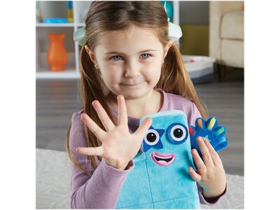 hand2mind Numberblocks Sing-Along Numberblock Five Plush, Blue (95352)
