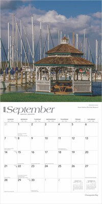 2025 BrownTrout Chesapeake Bay 12" x 12" Monthly Wall Calendar (9781975474638)