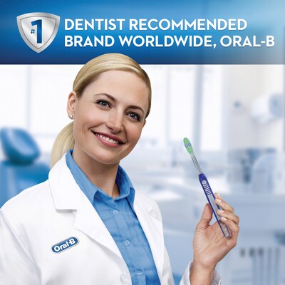 Oral-B Manual Indicator Contour Clean Soft Bristle Toothbrush, Each (80200)