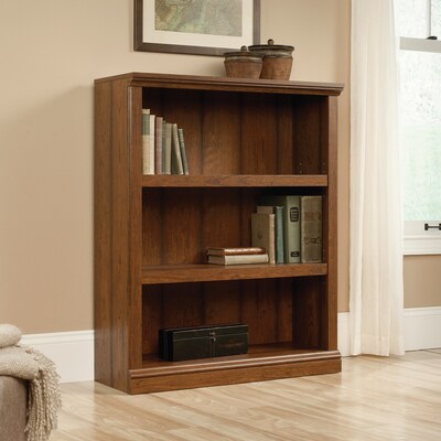 Sauder Select 44H 3-Shelf Bookcase, Washington Cherry Finish (416348)