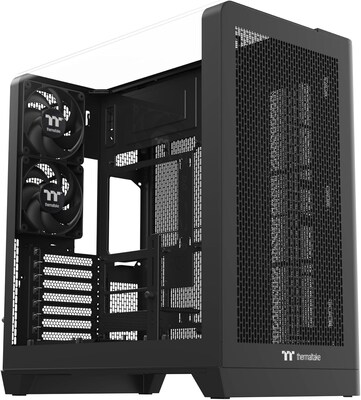 Thermaltake View 390 Air ATX Mid-Tower Computer Case, Black (CA-11F-00M1WN-00)