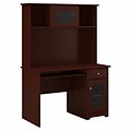 Bush Furniture Cabot 48 Computer Desk with Hutch, Harvest Cherry (WC31448T)