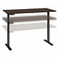 Bush Business Furniture Move 60 Series 27-48 Adjustable Standing Desk, Black Walnut/Black (M6S6030