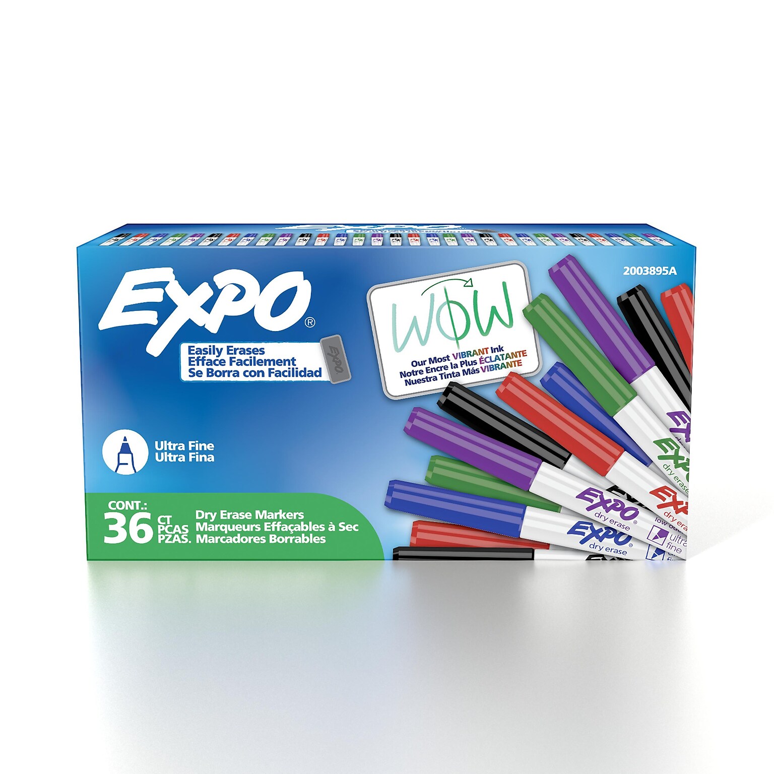 Expo Dry Erase Markers, Ultra Fine Tip, Assorted Colors, 36/Pack (2003895)
