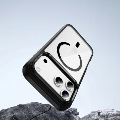 SaharaCase Raider Series MagSafe Compatible Phone Case for iPhone 17 Pro, Shock Absorbing, Scorpion Black (CP00980)