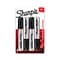 Sharpie King Size Permanent Markers, Chisel Tip, Black, 4/Pack (15661)