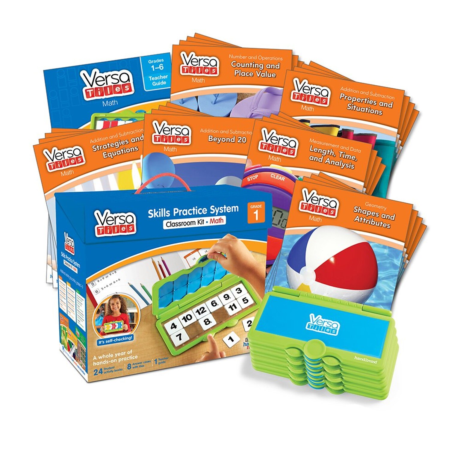 hand2mind VersaTiles Grade 1 Math Classroom Kit (H2M-84692)