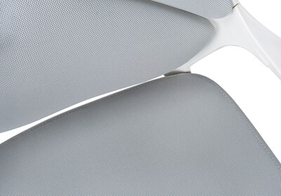 Monarch Specialties Inc. Fabric Executive Chair, Grey/White (I 7270)