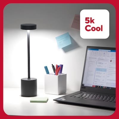 TRU RED™ LED Desk Lamp, 13.5", Black Metal, 8/Pack (TR61984-8PK)