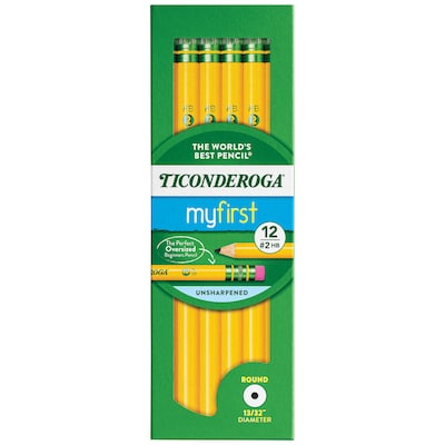 Paper Mate Mirado Black Warrior Wooden Pencil, 2.2mm, #2 Soft Lead, Dozen  (2254)