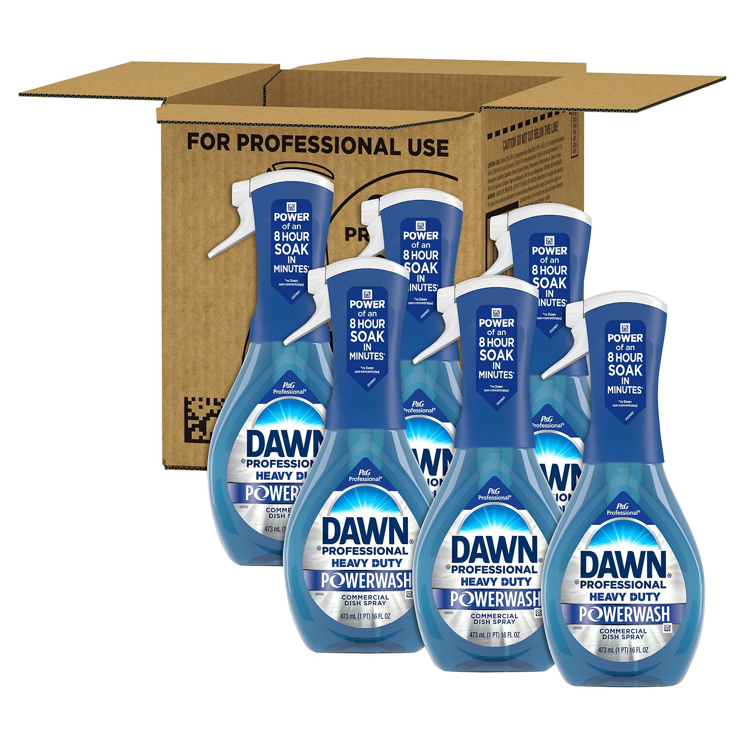 Dawn Professional Heavy Duty Powerwash Commercial Dish Soap Spray, 16 Fl. oz., 6/Carton (12300CT)