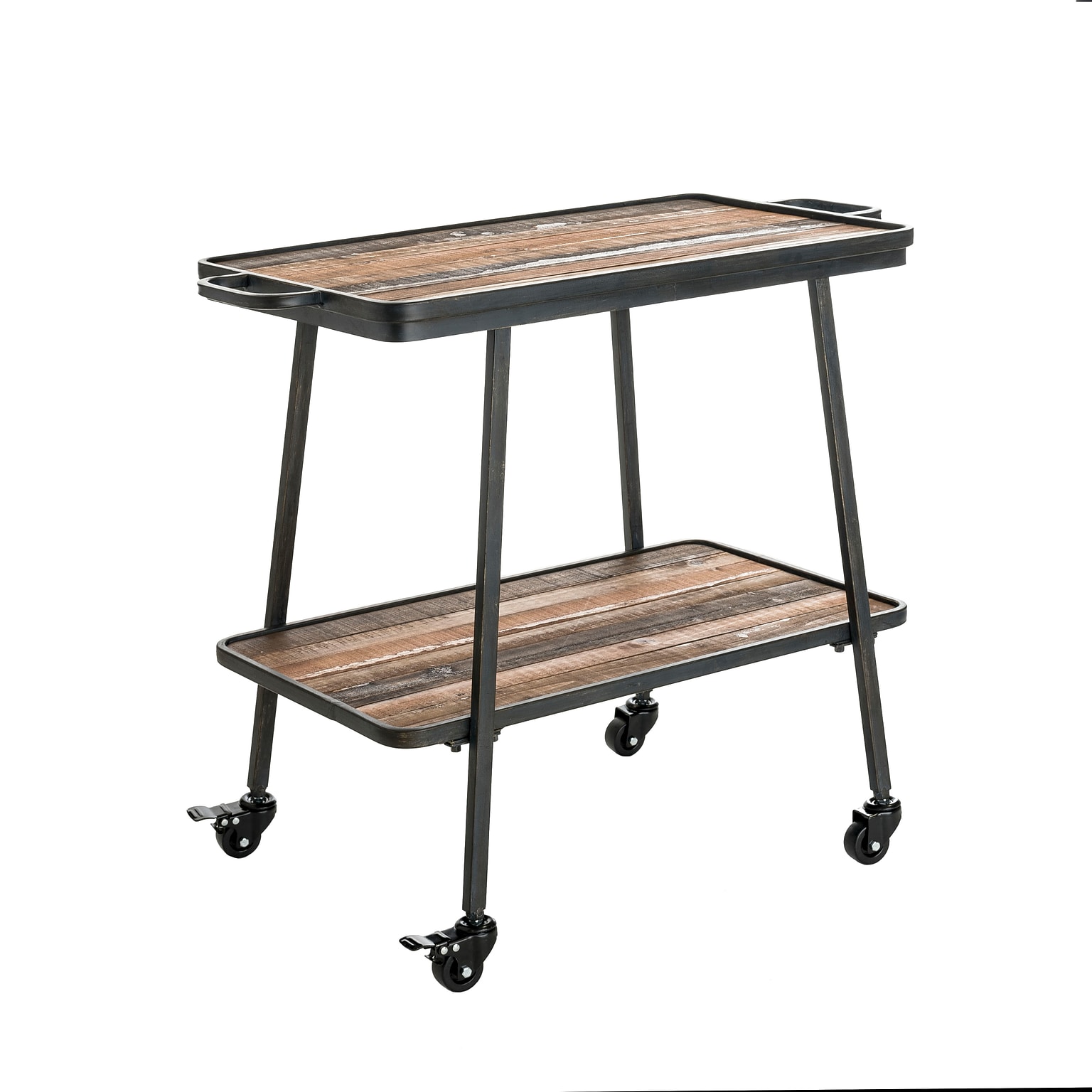 Adore Decor Felix Bar Cart, Black (FUBC10003A)