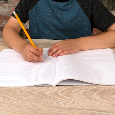 Mead Grades K-2 Composition Notebooks, Primary Ruled, 100 Sheets, Blue (09902)