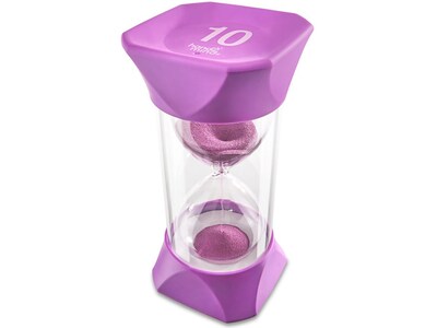 hand2mind Jumbo 10-Minute Sand Timer, Purple (93069)