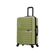 InUSA Aurum Polycarbonate/ABS Medium Suitcase, Green (IUAUR00M-GRN)