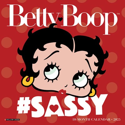 2025 Willow Creek Betty Boop 7 x 7 Yearly Wall Calendar (48047)